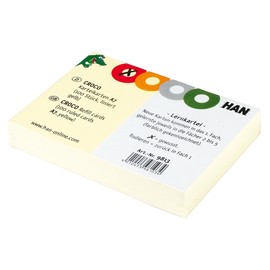 Karteikarten Croco A7 liniert gelb Papier HAN 9813 (PACK=100 STÜCK) Produktbild