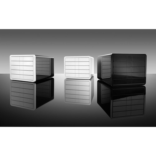 Schubladenbox iBox Designbox 5 Schübe 295x247x355mm schwarz Kunststoff HAN 1551-13 Produktbild Additional View 4 L