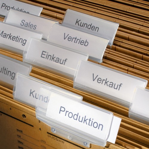 Schildchen Inkjet+Laser+Kopier für Hängemappen 60x21mm Sigel LP720 (PACK=156 STÜCK) Produktbild Additional View 3 L