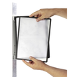 Sichttafelständer VARIO MAGNET WALL 5 mit 5 schwarzen Sichttafeln magnetisch Durable 5914-01 Produktbild Additional View 2 S