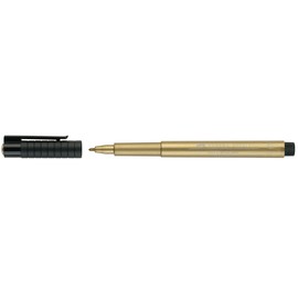 Tuschestift PITT ARTIST PEN 0,7mm mittel gold Faber Castell 167350 Produktbild