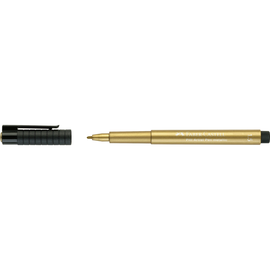 Tuschestift PITT ARTIST PEN 0,7mm mittel gold Faber Castell 167350 Produktbild