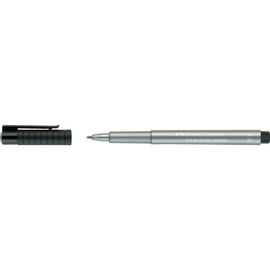 Tuschestift PITT ARTIST PEN 1,5mm mittel silber Faber Castell 167351 Produktbild