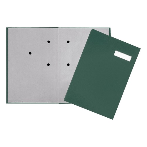 Unterschriftsmappe 20Fächer A4 grün 24192-33 Produktbild