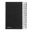 Pultordner 44 Fächer 1-31 + 1-12 A4 schwarz Hartpappe Pagna 24441-04 Produktbild Additional View 2 S