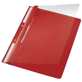 Einhängehefter Universal Lochung im Rückenfalz A4 rot PVC Leitz 4190-00-25 Produktbild