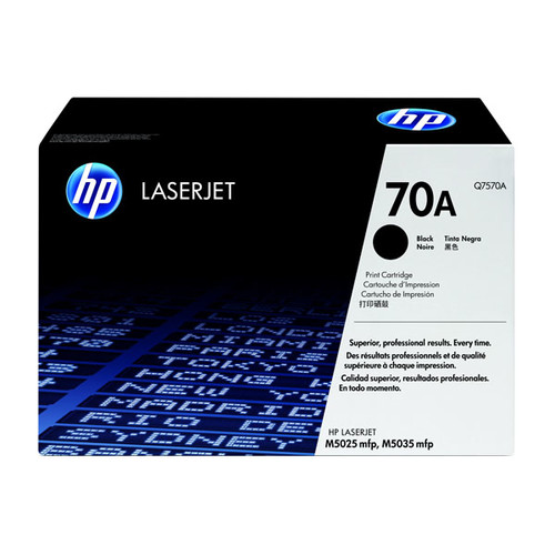 Toner 70A für LaserJet M5025MFP/M5035 15000Seiten schwarz HP Q7570A Produktbild Front View L