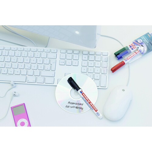 CD/DVD Marker 8400/4S Etui 0,5-1mm Rundspitze sortiert Edding 4-8400-4-2 (ETUI=4 STÜCK) Produktbild Additional View 3 L