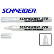 Lackmarker Maxx 270 1-3mm weiß Schneider 127049 Produktbild