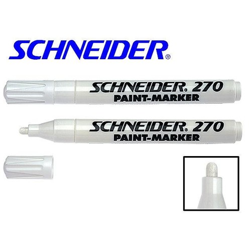 Lackmarker Maxx 270 1-3mm weiß Schneider 127049 Produktbild Front View L
