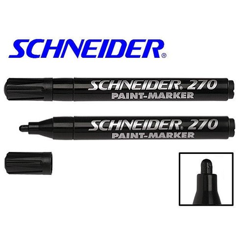 Lackmarker Maxx 270 1-3mm schwarz Schneider 127001 Produktbild Front View L