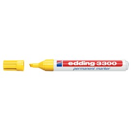 Permanentmarker 3300 1-5mm Keilspitze gelb Edding 4-3300005 Produktbild