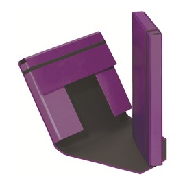 Heftbox A4 mit Gummizug lila Pagna 21308 Produktbild