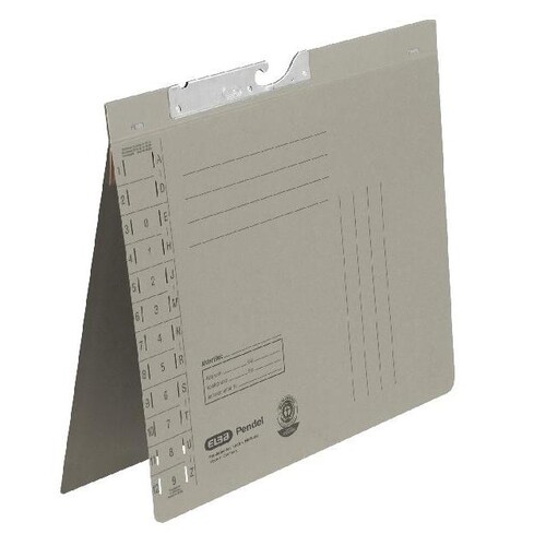 Pendelhefter Amtsheftung 320g grau Manilakarton Elba 100560090 Produktbild Front View L