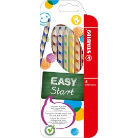 Farbstifte EASYcolors Etui Linkshänder sortiert Stabilo 331/6 (PACK=6 STÜCK) Produktbild