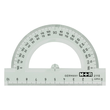 Halbkreis-Winkelmesser 10cm glasklar Kunststoff M+R 2110.0000 Produktbild