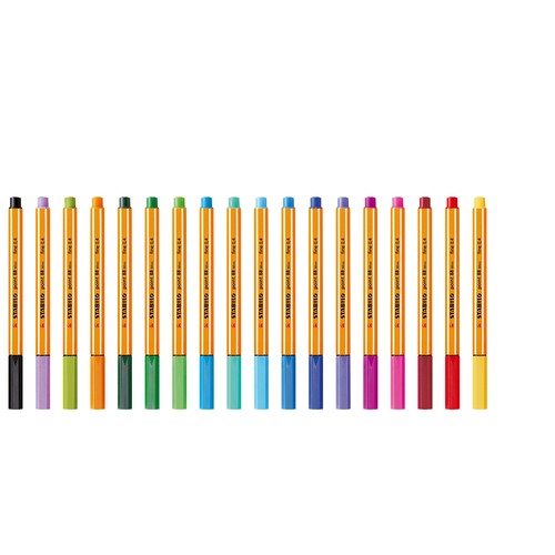 Fineliner Point 88 Mini Box 0,4mm farbig sortiert Stabilo 688/18-11 (PACK=18 STÜCK) Produktbild Additional View 4 L