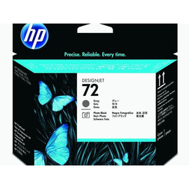 Druckkopfpatrone 72 für HP DesignJet T610/T1100 130ml grau + schwarz HP C9380A Produktbild