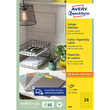 Etiketten Inkjet+Laser+Kopier 70x37mm auf A4 Bögen gelb Zweckform 3451 (PACK=2400 STÜCK) Produktbild Additional View 1 S