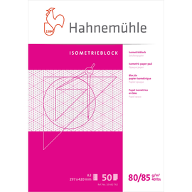 Isometrieblock A3 50Blatt 80/85g hellblau Hahnemühle 10662762 Produktbild