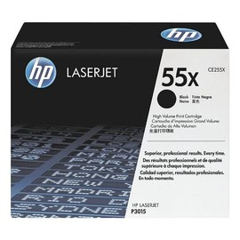 Toner 55X für Laserjet P3010/P3015 12500Seiten schwarz HP CE255X Produktbild