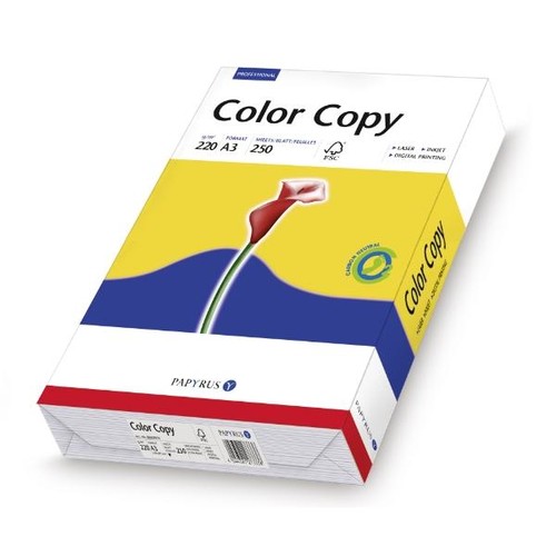 Kopierpapier Color Copy A3 220g weiß FSC EU-Ecolabel 161CIE CO2-neutral (PACK=250 BLATT) Produktbild Front View L