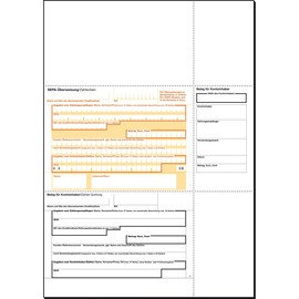 Standardüberweisung Inkjet+Laser+Kopier SEPA A4 90g beleglesefähig Sigel ZV570 (PACK=100 BLATT) Produktbild