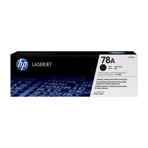 Toner 78A für Laserjet Pro P1566/P1606/1600 2100Seiten schwarz HP CE278A Produktbild Front View L