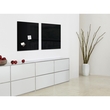 Glas-Magnetboard artverum 480x480x15mm schwarz inkl. Magnete Sigel GL110 Produktbild Additional View 3 S