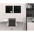 Glas-Magnetboard artverum 480x480x15mm schwarz inkl. Magnete Sigel GL110 Produktbild Additional View 4 S