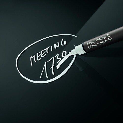Glas-Magnetboard artverum 480x480x15mm schwarz inkl. Magnete Sigel GL110 Produktbild Additional View 5 L