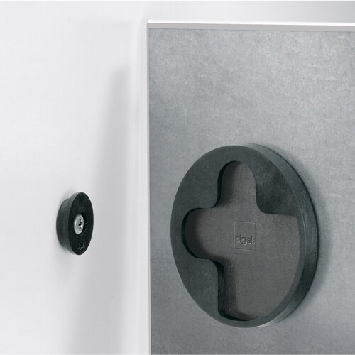 Glas-Magnetboard artverum 480x480x15mm super-weiß inkl. Magnete Sigel GL111 Produktbild Additional View 7 L