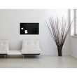 Glas-Magnetboard artverum 780x480x15mm schwarz inkl. Magnete Sigel GL130 Produktbild Additional View 3 S