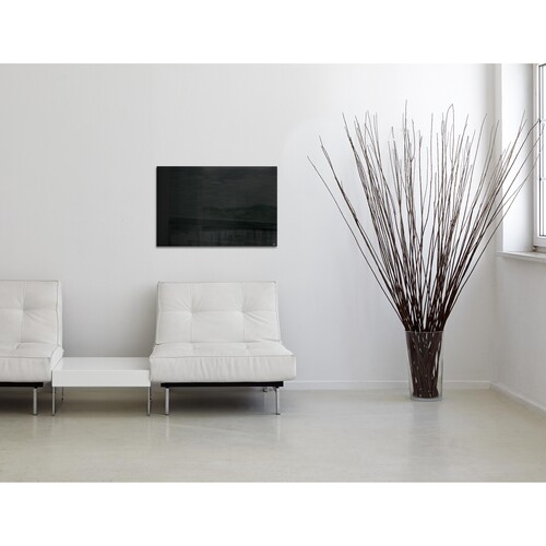 Glas-Magnetboard artverum 600x400x15mm schwarz inkl. Magnete Sigel GL120 Produktbild Additional View 3 L