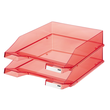 Briefkorb Standard für A4 243x57x335mm rot transparent kunststoff HAN 1026-X-29 Produktbild Additional View 2 S