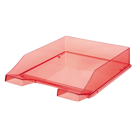 Briefkorb Standard für A4 243x57x335mm rot transparent kunststoff HAN 1026-X-29 Produktbild