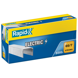 Heftklammern 66/7 STRONG Rapid 24867900 für ca. 30 Blatt (PACK=5000 STÜCK) Produktbild