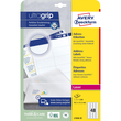 Adress-Etiketten Laser+Kopier 45,7x21,2mm auf A4 Bögen weiß Zweckform L7636-25 (PACK=1200 STÜCK) Produktbild Additional View 4 S