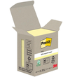 Haftnotizen Post-it Recycling Notes Mini Tower 38x51mm gelb Papier 3M 653-1B (PACK=6x 100 BLATT) Produktbild Additional View 1 S
