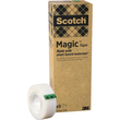 Klebeband Scotch Magic a greener choice 19mm x 33m unsichtbar matt ökologisch 3M 90019339 (PACK=9 ROLLEN) Produktbild