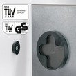 Glas-Magnetboard artverum 1000x650x15mm super-weiß inkl. Magnete Sigel GL141 Produktbild Additional View 8 S
