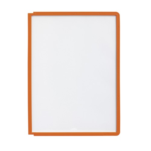 Sichttafeln SHERPA A4 für Tafelträger orange Durable 5606-09 (PACK=5 STÜCK) Produktbild