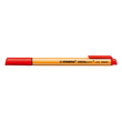 Fasermaler Greenpoint 6088 0,8mm Rundspitze rot Stabilo 6088/40 Produktbild Additional View 1 S