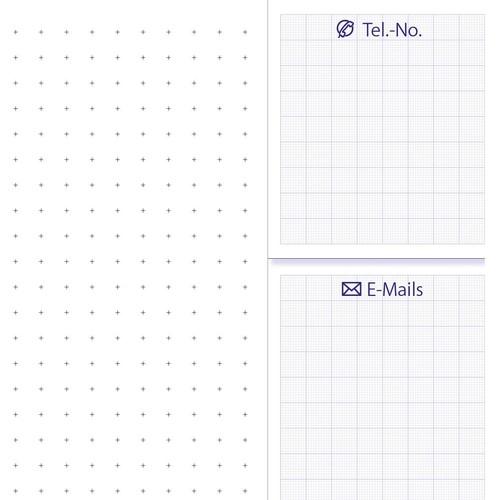 Schreibunterlage Lilac mit 3-Jahres-Kalendarium und Wochenplan 41x59,5cm 30Blatt Papier Sigel HO355 Produktbild Additional View 1 L