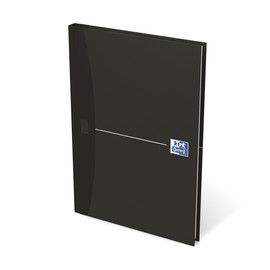 Gebundenes Buch Oxford Smart Black A5 liniert 96Blatt 90g Optik Paper weiß 100100745 Produktbild