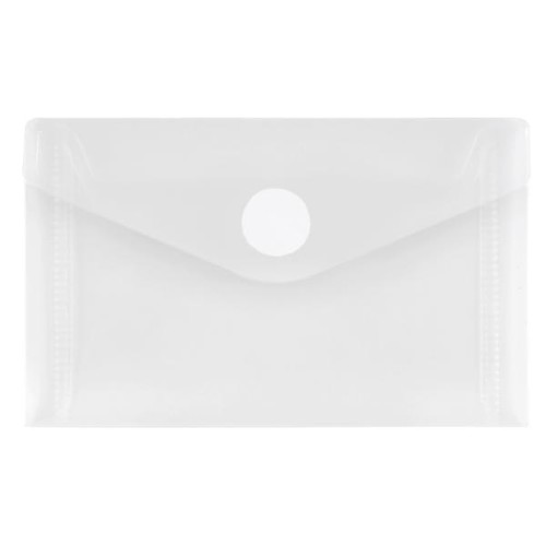 Visitenkartentasche mit Klettverschluss 105x65mm farblos PP FolderSys 40119-10 (PACK=10 STÜCK) Produktbild Front View L