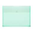 Dokumententasche A4 mit Klettverschluss und Dehnfalte bis 30mm farbig sortiert PP FolderSys 40105-94 (PACK=10 STÜCK) Produktbild Additional View 2 S