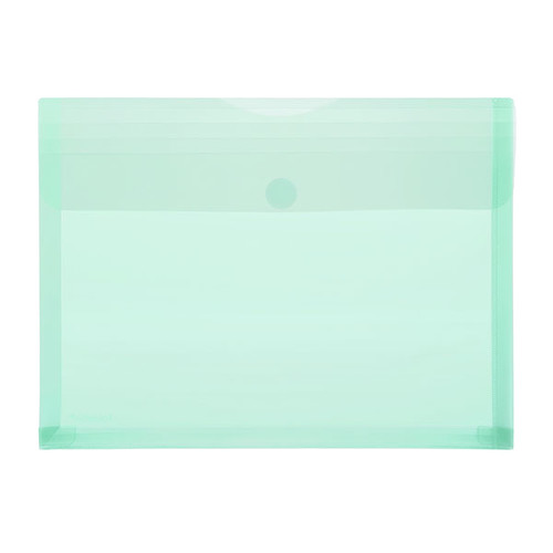 Dokumententasche A4 mit Klettverschluss und Dehnfalte bis 30mm farbig sortiert PP FolderSys 40105-94 (PACK=10 STÜCK) Produktbild Additional View 2 L