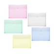 Dokumententasche A4 mit Klettverschluss und Dehnfalte bis 30mm farbig sortiert PP FolderSys 40105-94 (PACK=10 STÜCK) Produktbild Additional View 5 S