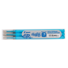 Tintenrollermine Frixion Point BLS-FRP5-LB-S3 0,3mm hellblau Pilot 2265010F (PACK=3 STÜCK) Produktbild